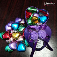 Load image into Gallery viewer, Heart Jewelry Box with Candy