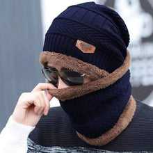 Load image into Gallery viewer, Hat &amp; Neck warmer Winter Cap(unisex)