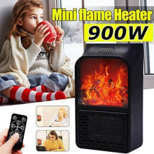 Load image into Gallery viewer, Mini Electric Flame Heater 900 watt