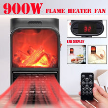 Load image into Gallery viewer, Mini Electric Flame Heater 900 watt