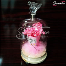 Load image into Gallery viewer, LED Jar with Colorful Rose Y4