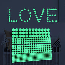Load image into Gallery viewer, 407PCS Glow in The Dark Dots Stickers for Kids Bedroom Ceiling Wall Decoration