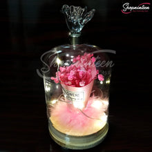 Load image into Gallery viewer, LED Jar with Colorful Rose Y4