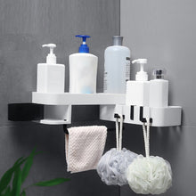 Load image into Gallery viewer, Corner Kitchen Bathroom Shelf Rotatable Wall Mounted