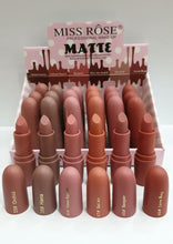 Load image into Gallery viewer, MISS ROSE NEW MATTE  BULLET LIPSTICKS (SET OF 6)