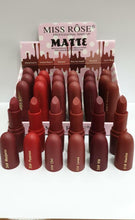 Load image into Gallery viewer, MISS ROSE NEW MATTE  BULLET LIPSTICKS (SET OF 6)