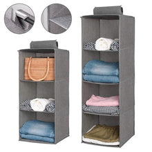 Load image into Gallery viewer, 3-Shelves Hanging Closet Organizer