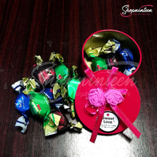 Load image into Gallery viewer, Round Jewelry Box with Candy