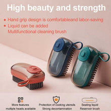 Load image into Gallery viewer, 2 In 1 Automatic Liquid Adding Cleaning Brush