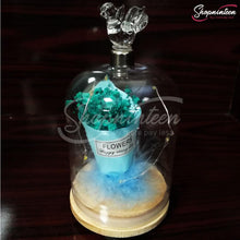 Load image into Gallery viewer, LED Jar with Colorful Rose Y4