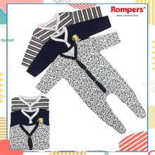 Load image into Gallery viewer, SLEEP SUIT PACK OF 3 For SIZE NEW BORN TO 3 YEARS Deal 3