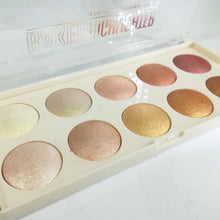 Load image into Gallery viewer, 10 COLOR PROFESSIONAL BAKED  HIGHLIGHTER PALETTE