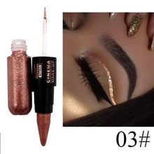 Load image into Gallery viewer, 2in1 Shiny Cream &amp; Liquid Eyeliner ( pack of 6)