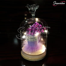 Load image into Gallery viewer, LED Jar with Colorful Rose Y4