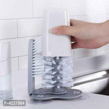 Load image into Gallery viewer, Glass washer with double sided bristle brush