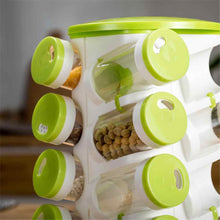 Load image into Gallery viewer, 16 In 1 Spice Rack With Cutlery Holder Compact Jars Shelf Organizer
