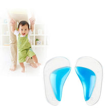 Load image into Gallery viewer, Silicone Gel Children Orthotics Insoles for Kids Baby Flatfoot