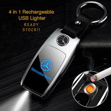 Load image into Gallery viewer, Car Key-Holder With LED Logo Light and Cigarette Lighter