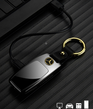 Load image into Gallery viewer, Car Key-Holder With LED Logo Light and Cigarette Lighter