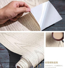 Load image into Gallery viewer, New Waterproof Wood Grain Wallpaper Self Adhesive Vinyl Modern Cabinet Kitchen Furniture Decoration Sticker Contact Paper.