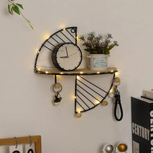 Load image into Gallery viewer, Creative Wall Storage Shelf With Hook