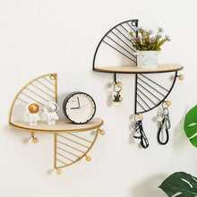 Load image into Gallery viewer, Creative Wall Storage Shelf With Hook