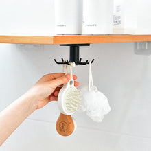 Load image into Gallery viewer, Shelf Rotate Hook Holder Hang Kitchen Cabinet Storage Rack
