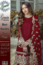Load image into Gallery viewer, Heavy Embroidered Daman AGHA NOOR