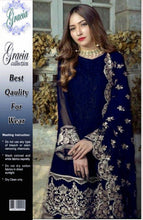 Load image into Gallery viewer, Heavy Embroidered Daman AGHA NOOR