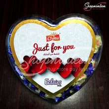 Load image into Gallery viewer, Heart Just For you Eclairs milk Candy