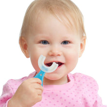 Load image into Gallery viewer, Baby Toothbrush Children 360 Degree U-shaped Child Toothbrush
