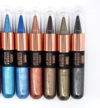 Load image into Gallery viewer, 2in1 Shiny Cream &amp; Liquid Eyeliner ( pack of 6)