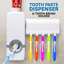 Load image into Gallery viewer, Automatic Tooth Paste Dispenser And Brush Holder