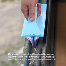 Load image into Gallery viewer, Groove Cleaning Brush Adjustable Window Glass Cleaning Brush