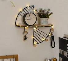 Load image into Gallery viewer, CREATIVE IRON ART STORAGE DISPLAY SHELF WALL MOUNTED STORAGE RACK