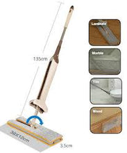 Load image into Gallery viewer, Double Sided Lazy Mop Easy Self Wringing Flat Mop 360 Degree Spin Floor Cleaning Mop