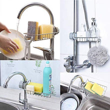 Load image into Gallery viewer, Stainless Steel Kitchen Sink Caddy Sponge Holder