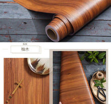 Load image into Gallery viewer, New Waterproof Wood Grain Wallpaper Self Adhesive Vinyl Modern Cabinet Kitchen Furniture Decoration Sticker Contact Paper.