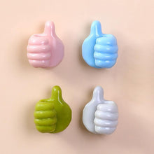 Load image into Gallery viewer, Creative Thumbs Up Shape Wall Hook Clip Holder Kitchen Barthroom Adhesive