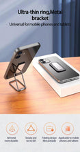 Load image into Gallery viewer, Foldable Cell Phone Holder Ring Buckle Retractable Desktop Cell Phone Holder