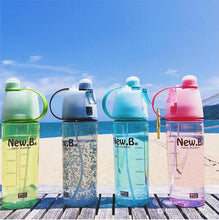 Load image into Gallery viewer, New. B Sports Plastic Spray Water Bottle