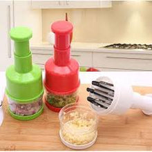 Load image into Gallery viewer, Hand Pressure Vegetable Cutter Garlic Shredder Onion Ginger Fruit Chopper Food Cutter Mincer Grinder Slicer Kitchen Gadgets