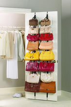 Load image into Gallery viewer, Over the Door Purse Organizer