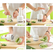 Load image into Gallery viewer, Hand Pressure Vegetable Cutter Garlic Shredder Onion Ginger Fruit Chopper Food Cutter Mincer Grinder Slicer Kitchen Gadgets