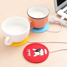 Load image into Gallery viewer, Cartoon USB Warmer Gadgets Silicone Usb Cup Pad Heater Warm Tray Cup Mat