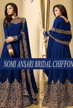 Load image into Gallery viewer, Chiffon embroidery Indian Maxi available on 4 colour