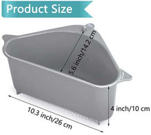 Load image into Gallery viewer, Triangular Sink Drain Shelf