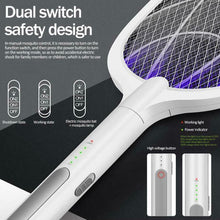 Load image into Gallery viewer, Electric Mosquito Killer FLY  Swatter Rechargeable