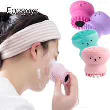 Load image into Gallery viewer, Silicone Face Cleansing Brush Facial Cleanser Pore Cleaner