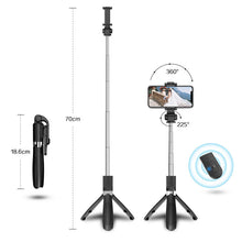Load image into Gallery viewer, Mobile Phone Tripod Selfie Stick Horizontal And Vertical Bluetooth Remote Control